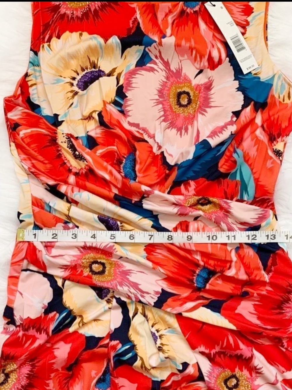 TAHARI Floral Print Sleeveless Dress! - Picture 6 of 7